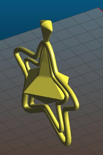 Digitaler Artikel 3D MODEL - Stella Enchantix Feen-Staub (Winx Club) - Cosplay, Kostüm. Fee der Sonne
