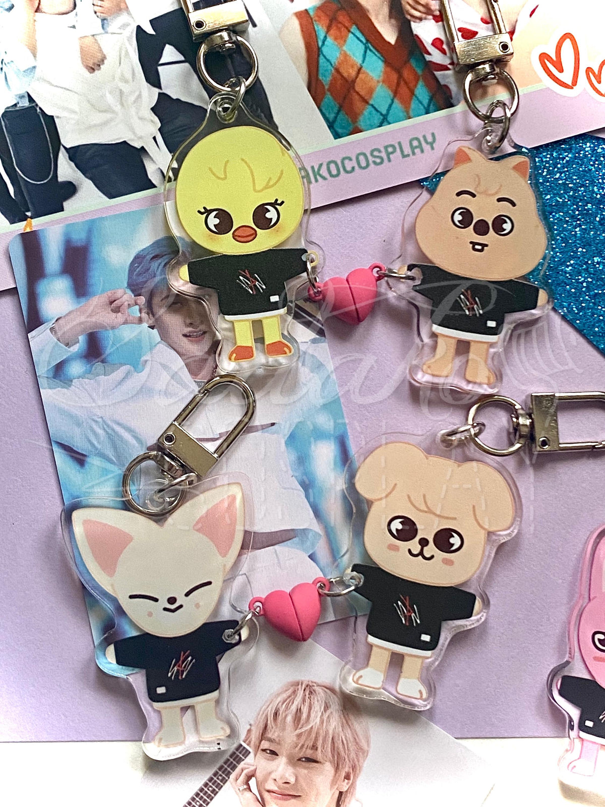 Stray Kids SKZOO Magnet Keychain