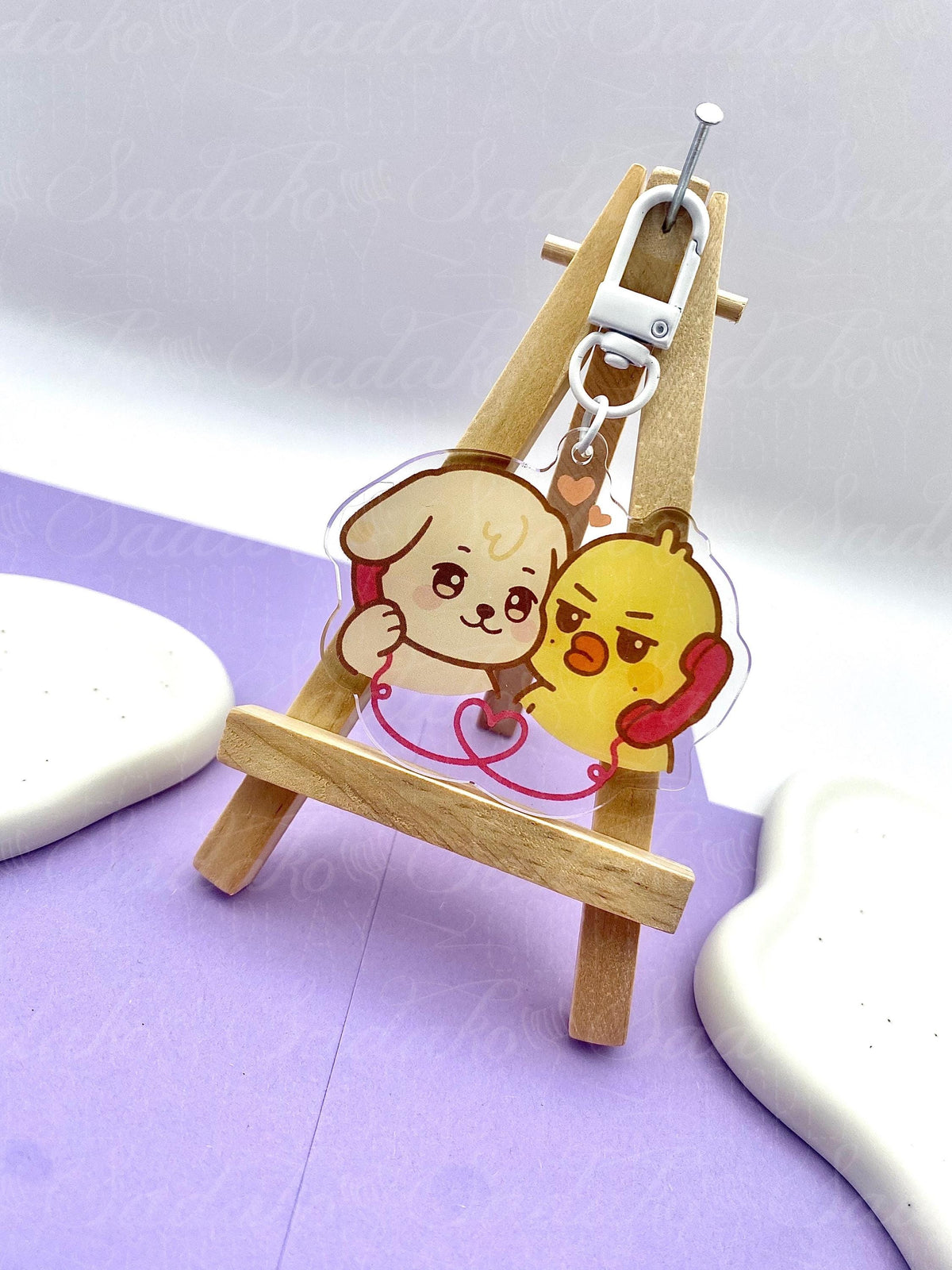 ATEEZ "Yungi" Acrylic Keychain, Yunho & Mingi