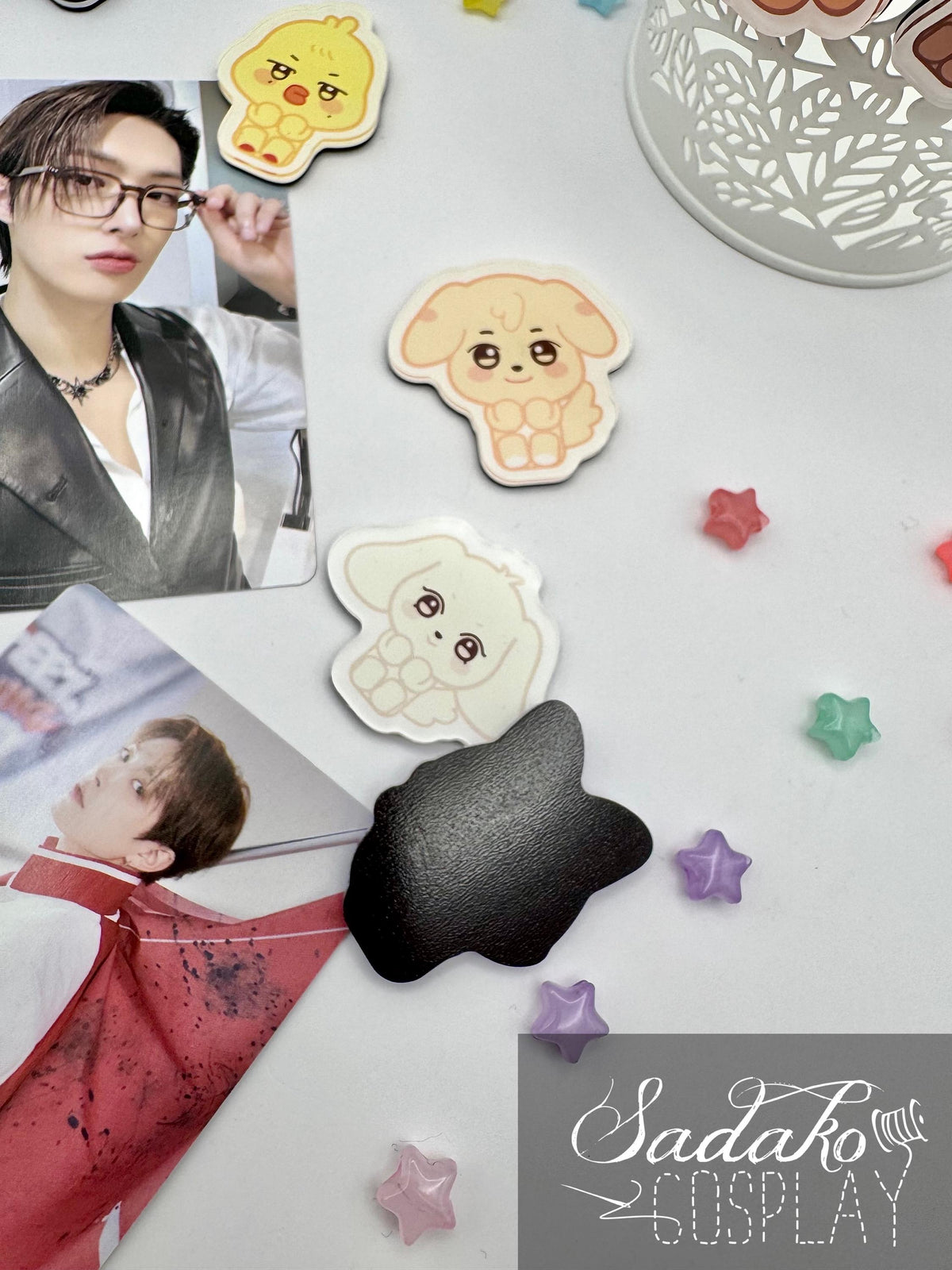 ATEEZ Aniteez Mini Fridge Magnet mit Acryl-Schicht
