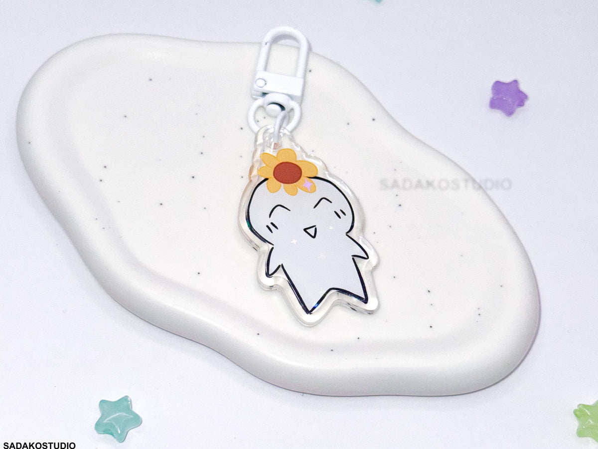 Hehetmon Acryl Keychain mit holographischen Glitzer Sternen, ATEEZ Yeosang acrylic Anhänger für Atiny & Yeodoongi