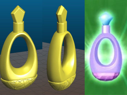 Digitaler Artikel 3D MODEL - Tecna Enchantix Feen-Staub (Winx Club) - Cosplay, Kostüm. Fee der Technologie