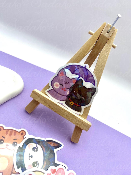 Don't fck with JJOONGrami - Hongjoong Aniteez Vinyl holographische Sticker