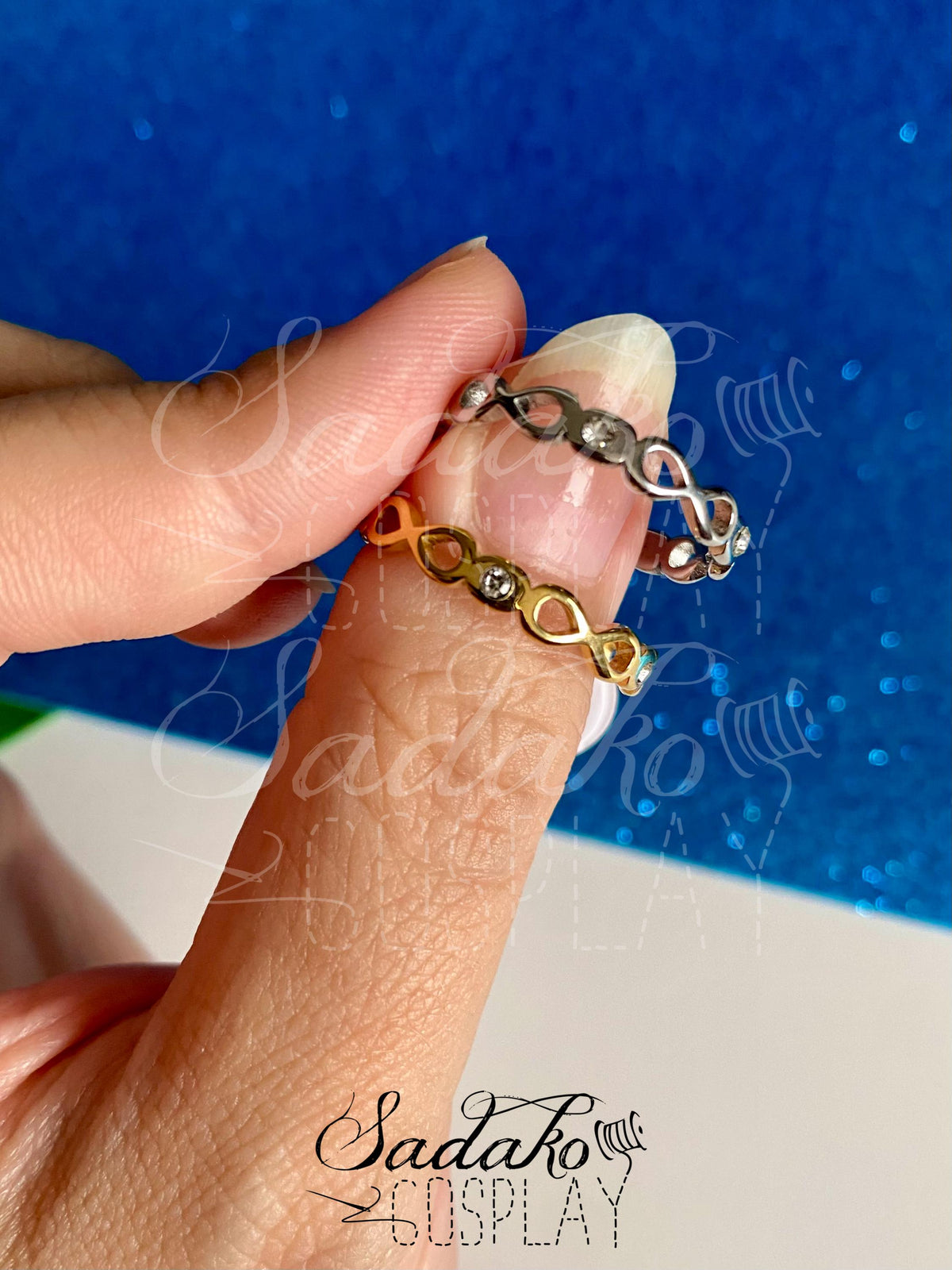 B-Ware! ATEEZ 8 makes 1 Team - Infinity Ring mit Schmucksteinen