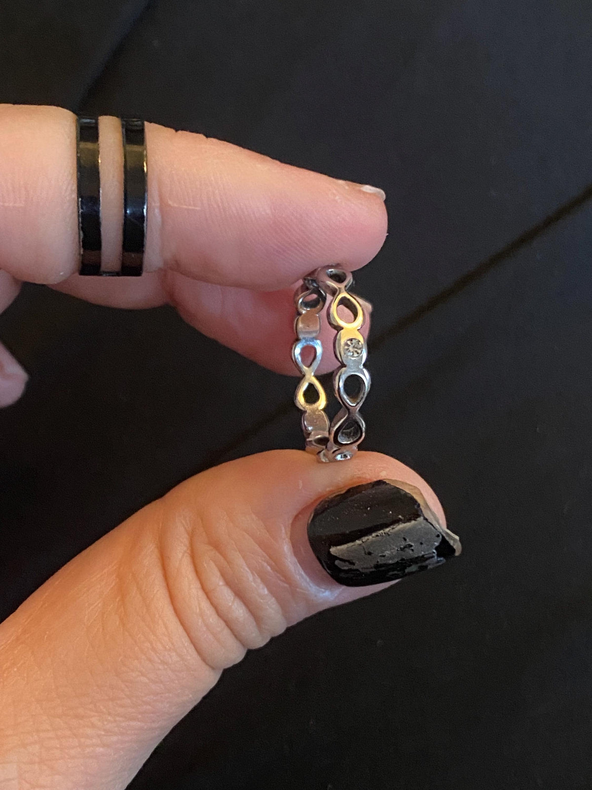 ATEEZ 8 makes 1 Team - Infinity Ring mit Schmucksteinen