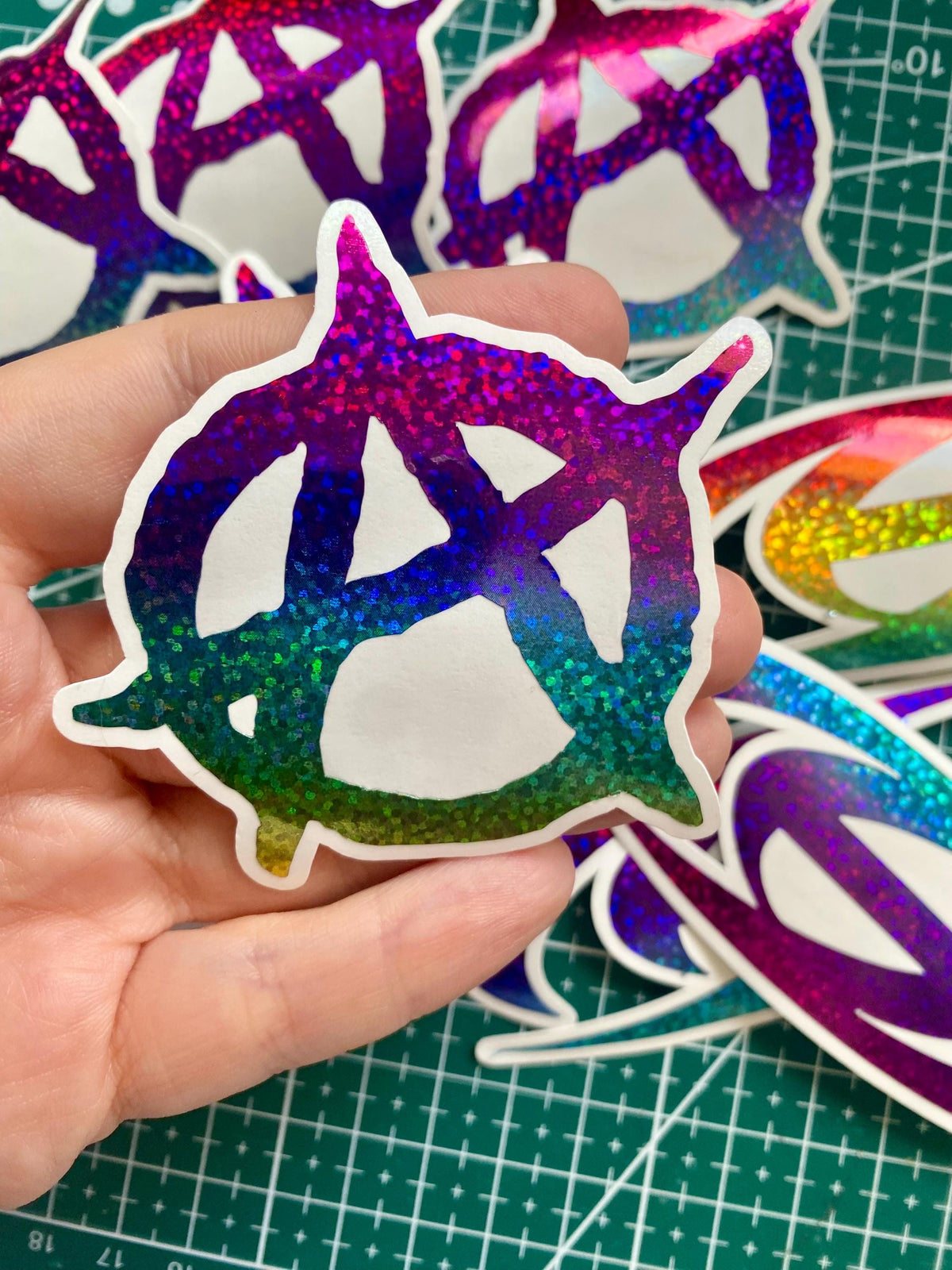 ATEEZ Decal sticker Aufkleber, Regenbogen Holo-Effekt