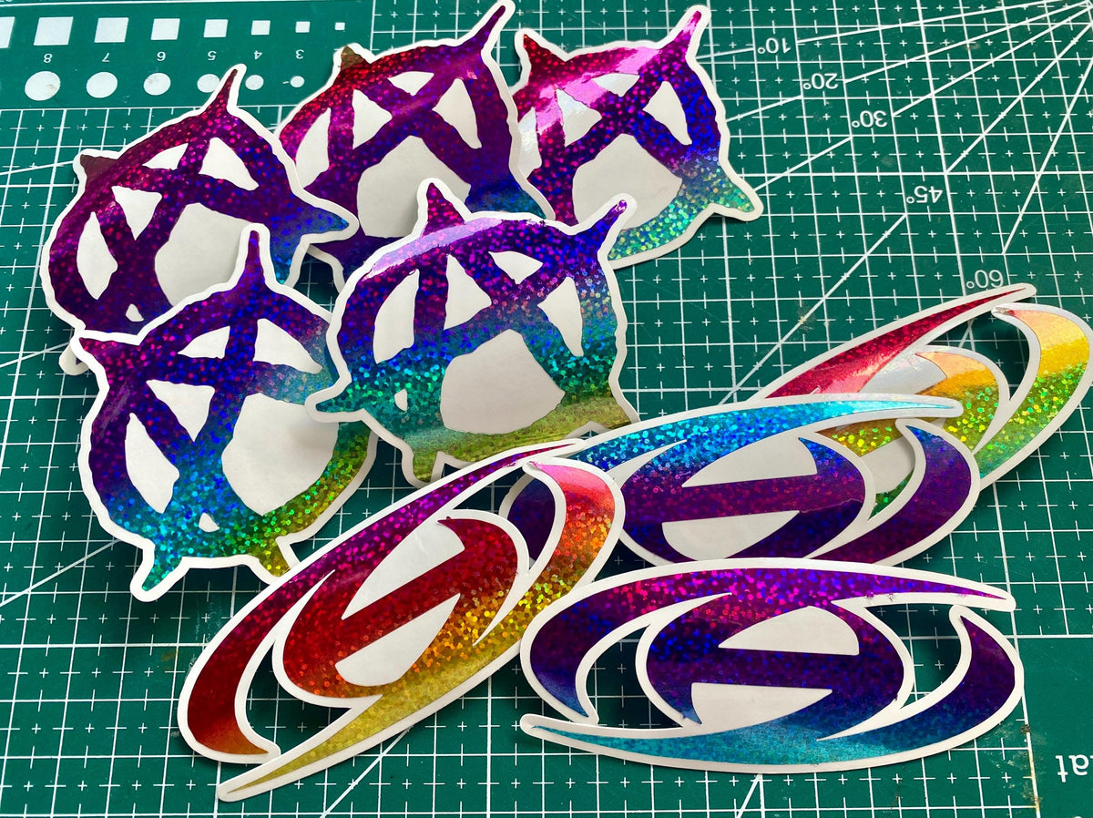 ATEEZ Decal sticker Aufkleber, Regenbogen Holo-Effekt