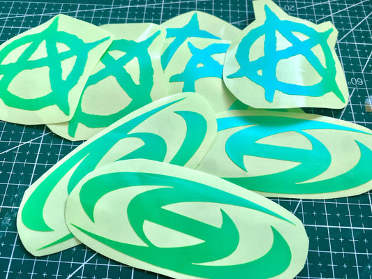 ATEEZ Decal sticker Aufkleber, grün jelly Pastell matt