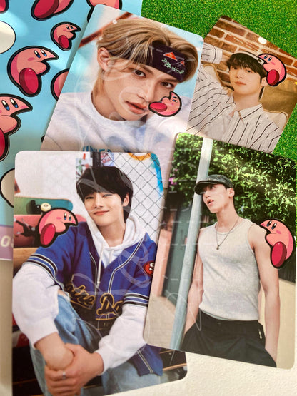 K-Pop "Nom Kirby" Vinyl Sticker Sheet für Photocards