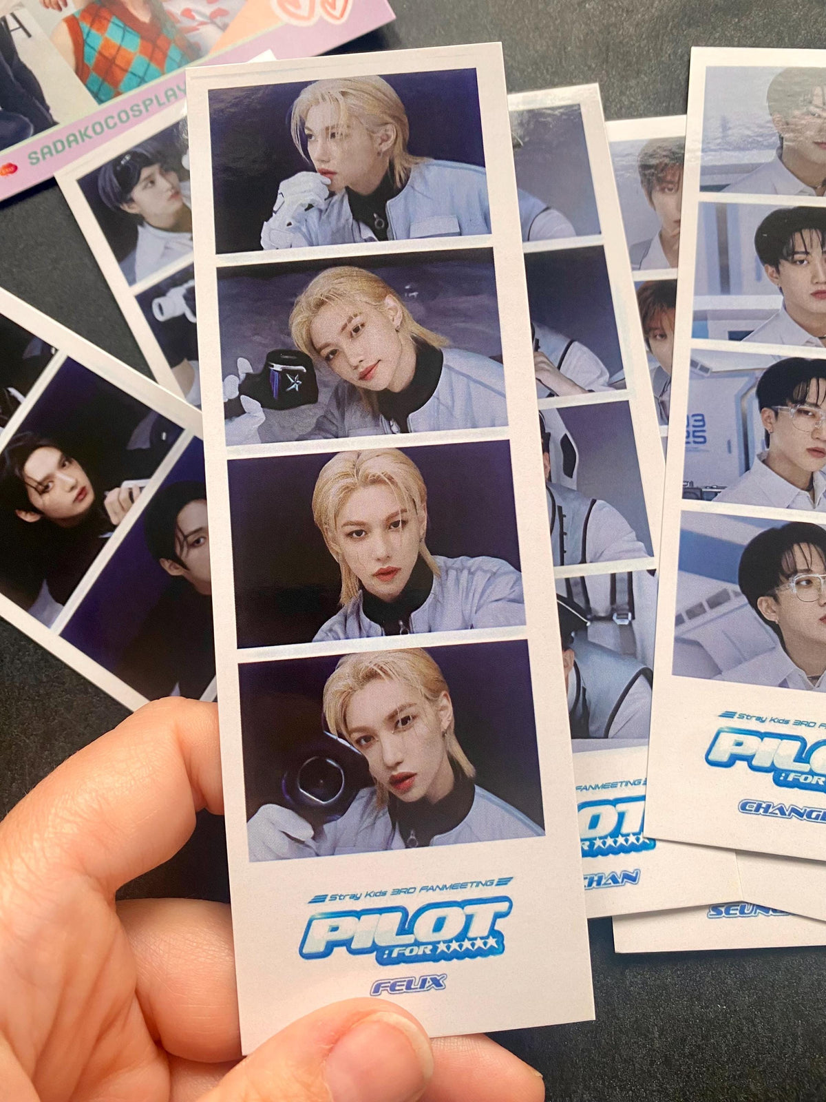 Stray Kids Photostrip Lesezeichen – Doppelseitiger Kunstdruck