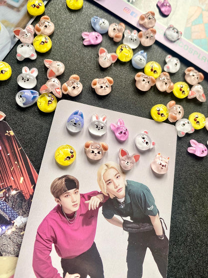 Stray Kids "SKZOO" flatback Acryl charms - 50 Stück