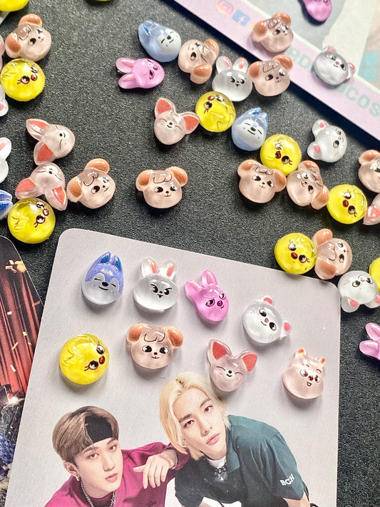 Stray Kids "SKZOO" flatback Acryl charms - 50 Stück