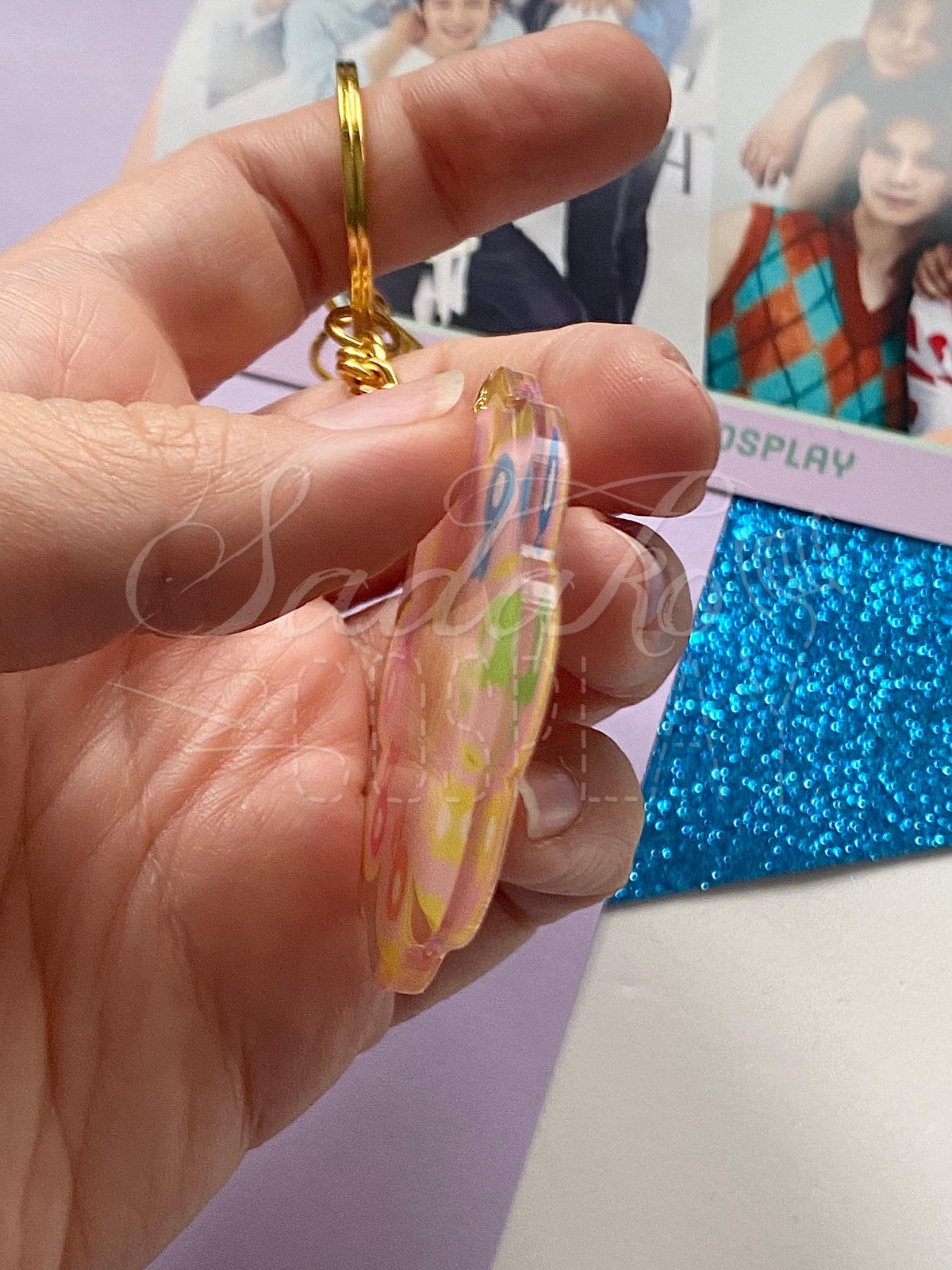 Ojamajo Doremi Rhytm Tap Epoxy Acryl Schlüsselanhänger, key chain Schlüssel Anhänger
