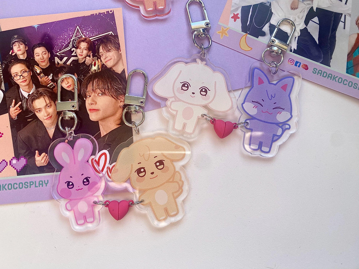 ATEEZ Aniteez Magnet Keychain