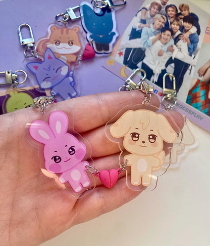 ATEEZ Aniteez Magnet Keychain