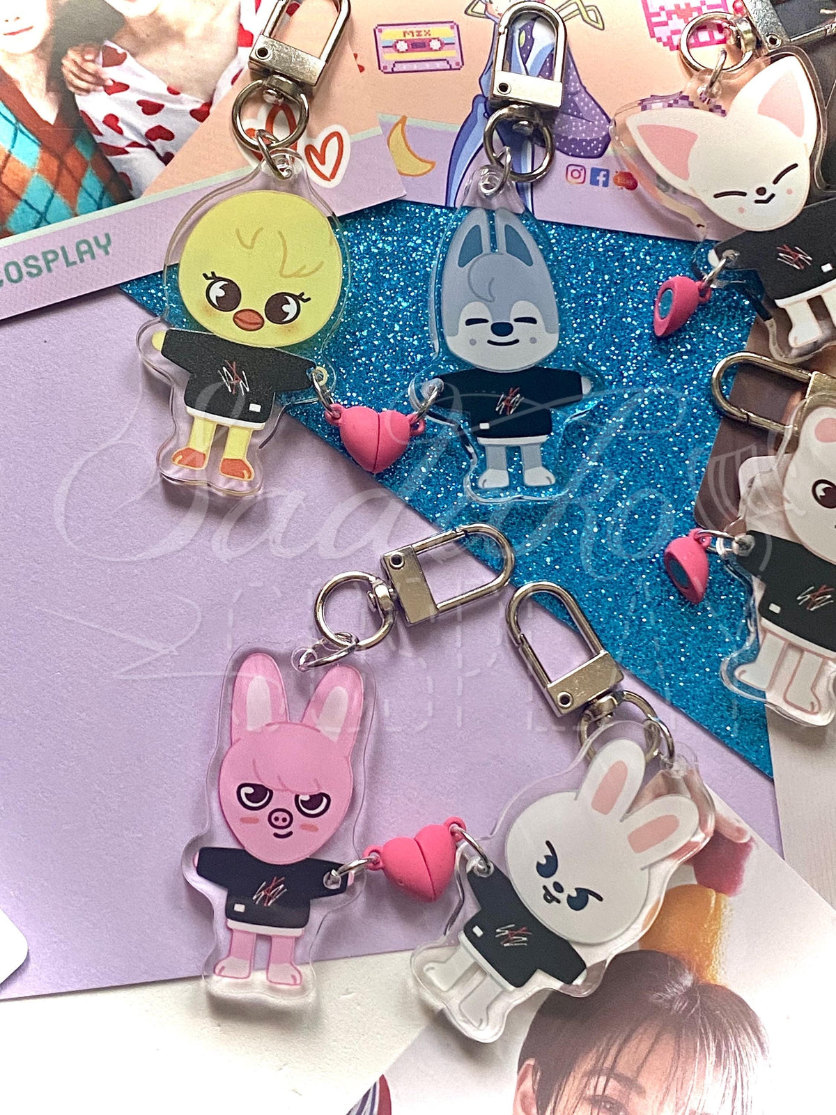Stray Kids SKZOO Magnet Keychain
