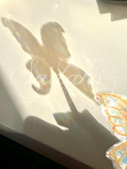 Winx Club Suncatcher, Lichtfänger, Fensteraufkleber - Enchantix Flügel Sticker