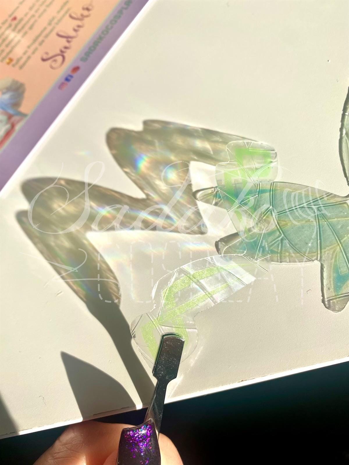 Winx Club Suncatcher, Lichtfänger, Fensteraufkleber - Magic Winx / Charmix Flügel Sticker