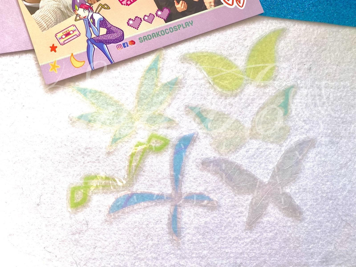 Winx Club Suncatcher, Lichtfänger, Fensteraufkleber - Magic Winx / Charmix Flügel Sticker