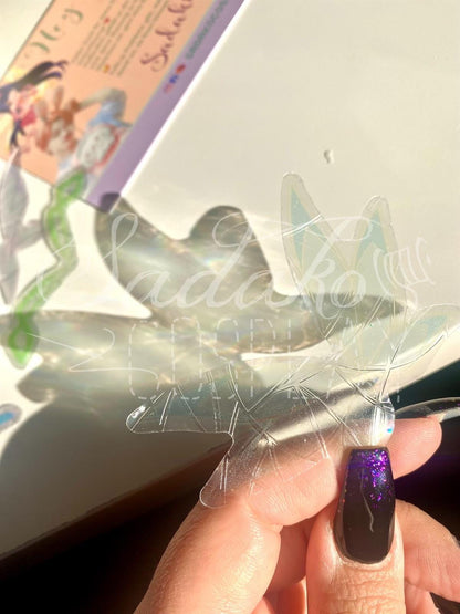 Winx Club Suncatcher, Lichtfänger, Fensteraufkleber - Magic Winx / Charmix Flügel Sticker