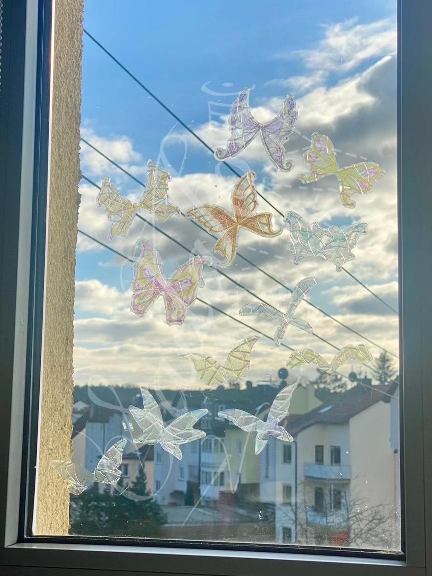 Winx Club Suncatcher, Lichtfänger, Fensteraufkleber - Magic Winx / Charmix Flügel Sticker