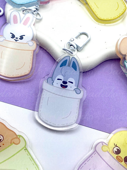 Stray Kids "SKZOO in a pocket" Acrylic Keychain