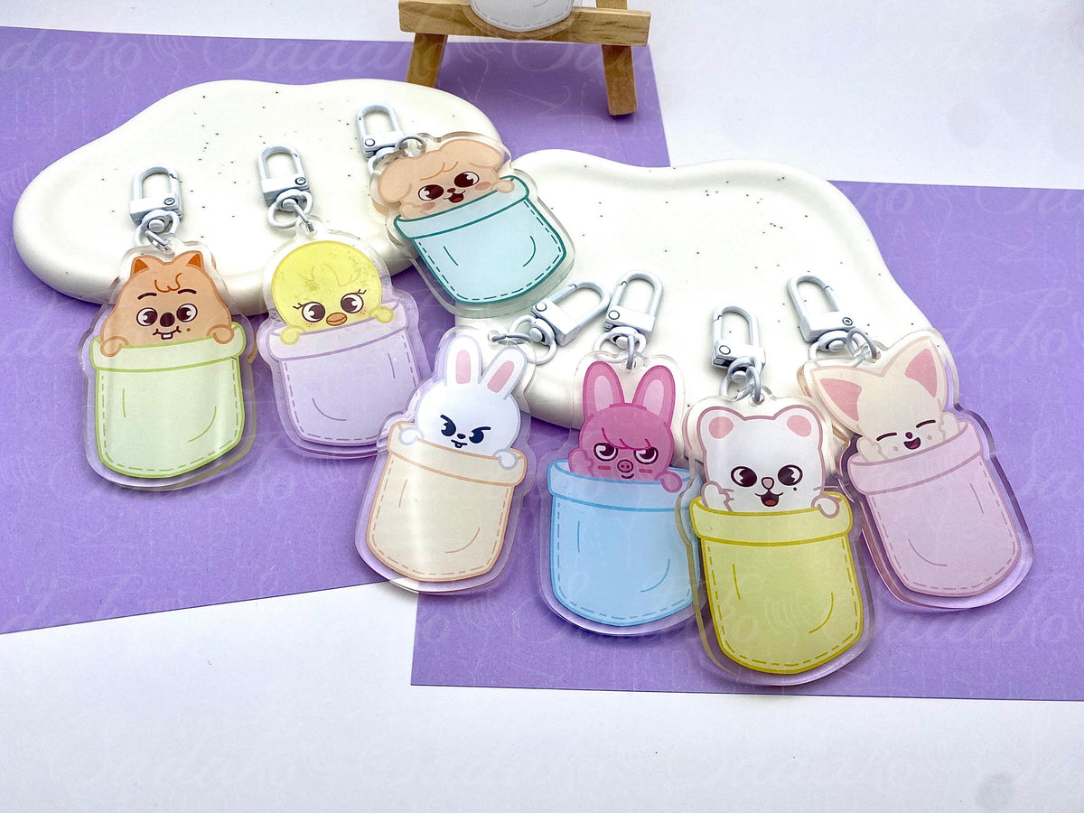 Stray Kids "SKZOO in a pocket" Acrylic Keychain