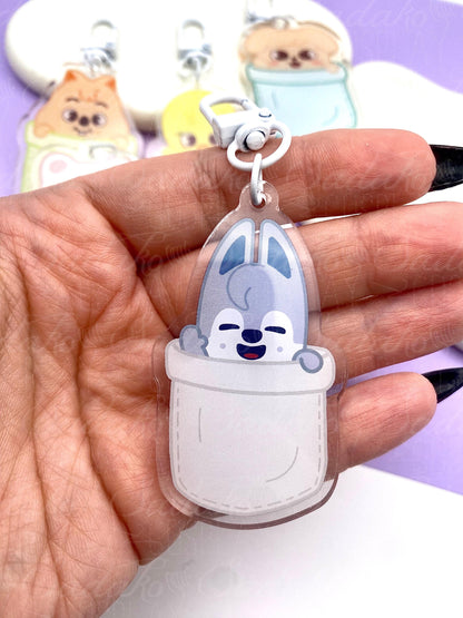 Stray Kids "SKZOO in a pocket" Acrylic Keychain