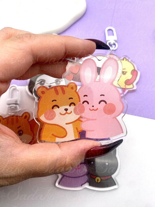 ATEEZ "Seongjoong / MATZ" Acrylic Keychain, Hongjoong & Seonghwa
