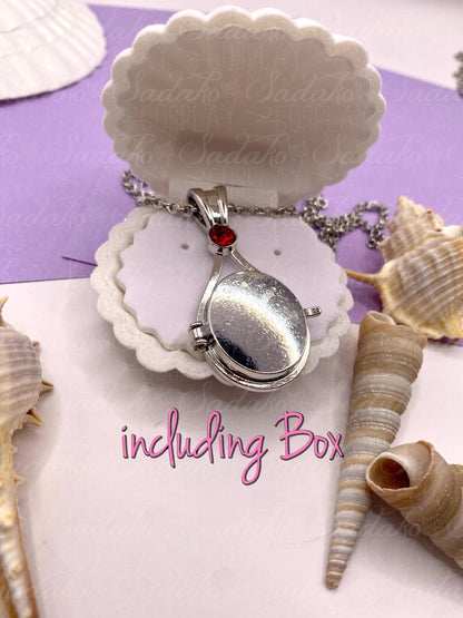 H2o - just add water Meerjungfrauen Amulett, Halskette mit farbigem Stein