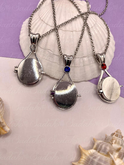 H2o - just add water Meerjungfrauen Amulett, Halskette mit farbigem Stein
