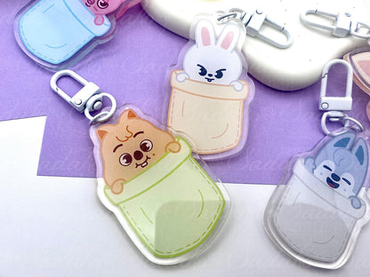 Stray Kids "SKZOO in a pocket" Acrylic Keychain