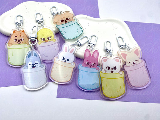 Stray Kids "SKZOO in a pocket" Acrylic Keychain