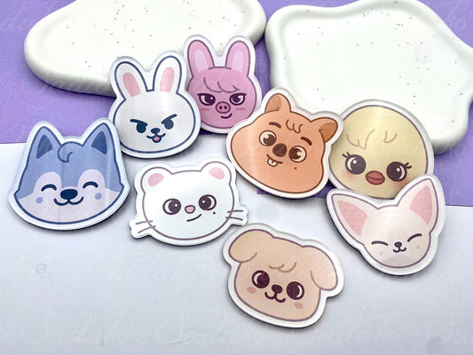 Stray Kids SKZOO Fridge Magnet mit Acryl-Schicht