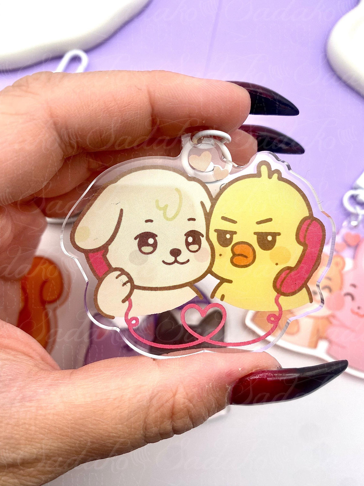 ATEEZ "Yungi" Acrylic Keychain, Yunho & Mingi
