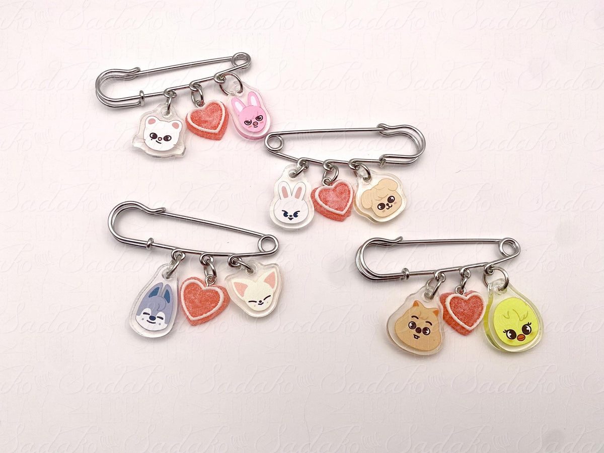 Stray Kids SKZOO Brosche Pin - Mix & Match