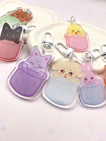 ATEEZ "Aniteez in a pocket" Acrylic Keychain