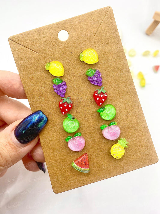 Mix & Match Obst Mini Ohrstecker