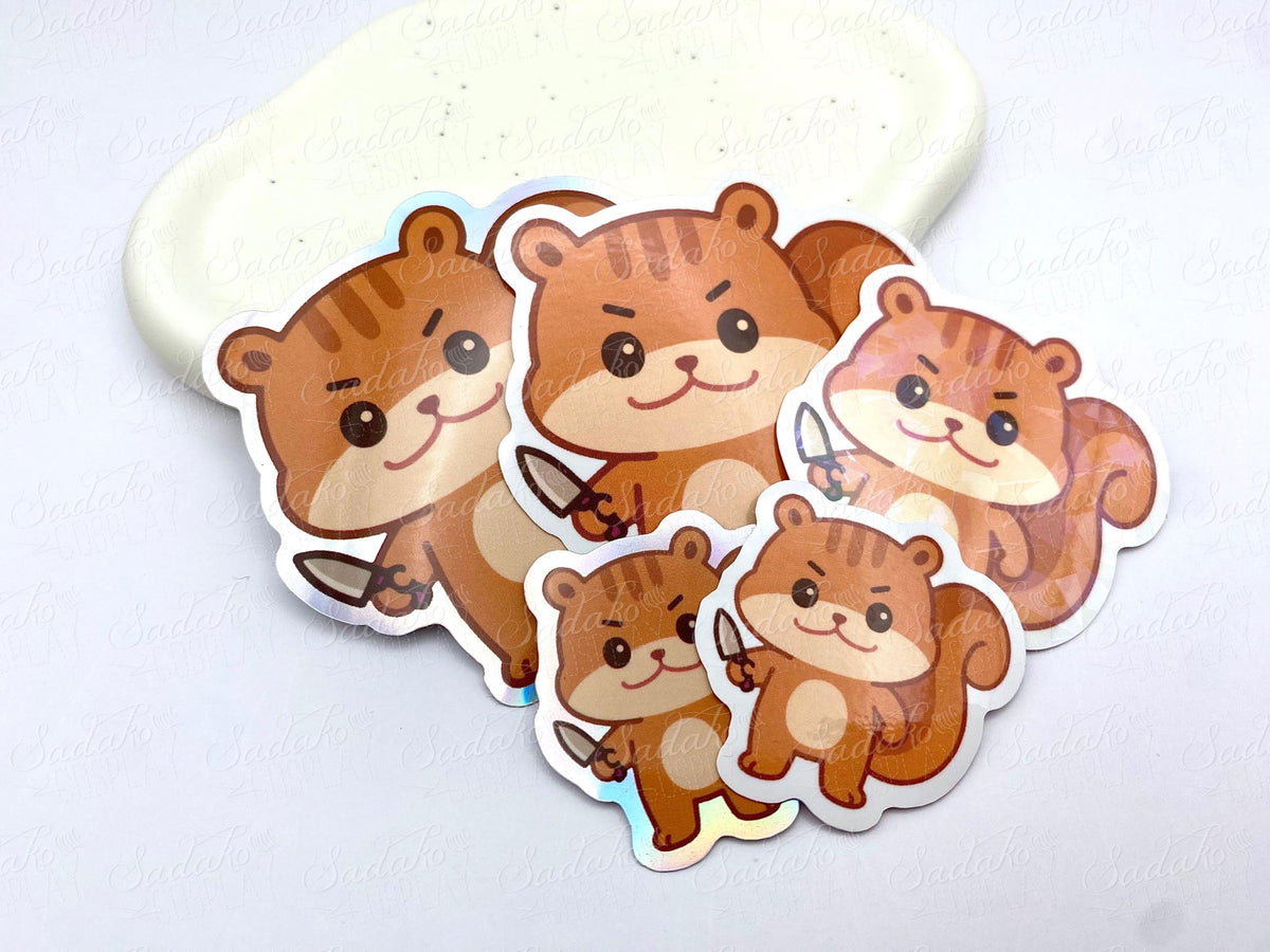 ATEEZ "Jjoongrami Invasion" Vinyl Sticker Pack 5-teilig