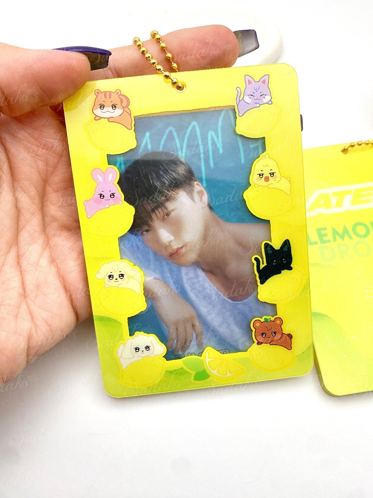 ATEEZ "Lemon Drop OT8" Aniteez Acrylic Photocard Holder