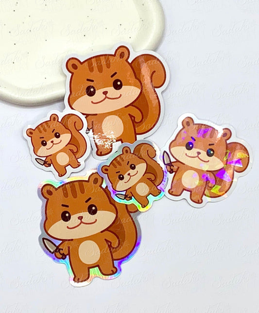 ATEEZ "Jjoongrami Invasion" Vinyl Sticker Pack 5-teilig