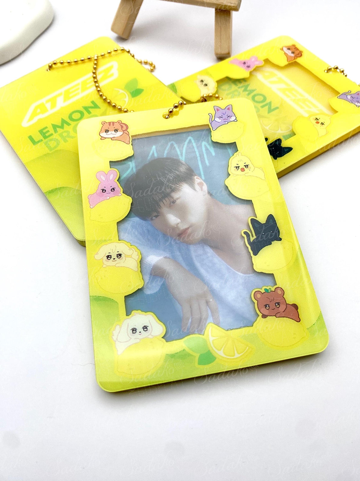 ATEEZ "Lemon Drop OT8" Aniteez Acrylic Photocard Holder