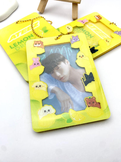 ATEEZ "Lemon Drop OT8" Aniteez Acrylic Photocard Holder