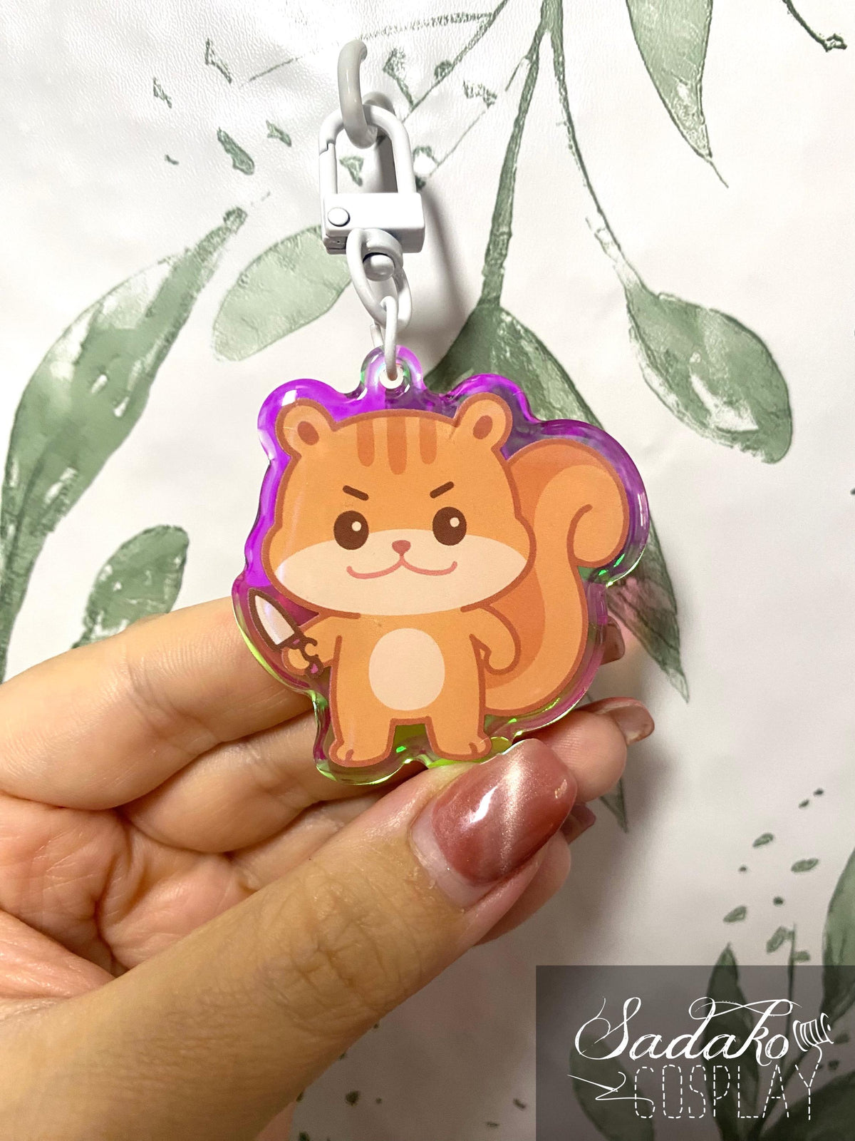 PREORDER ATEEZ "Don‘t fck with Jjoongrami" Acrylic Keychain mit Holo-Laser-Effekt