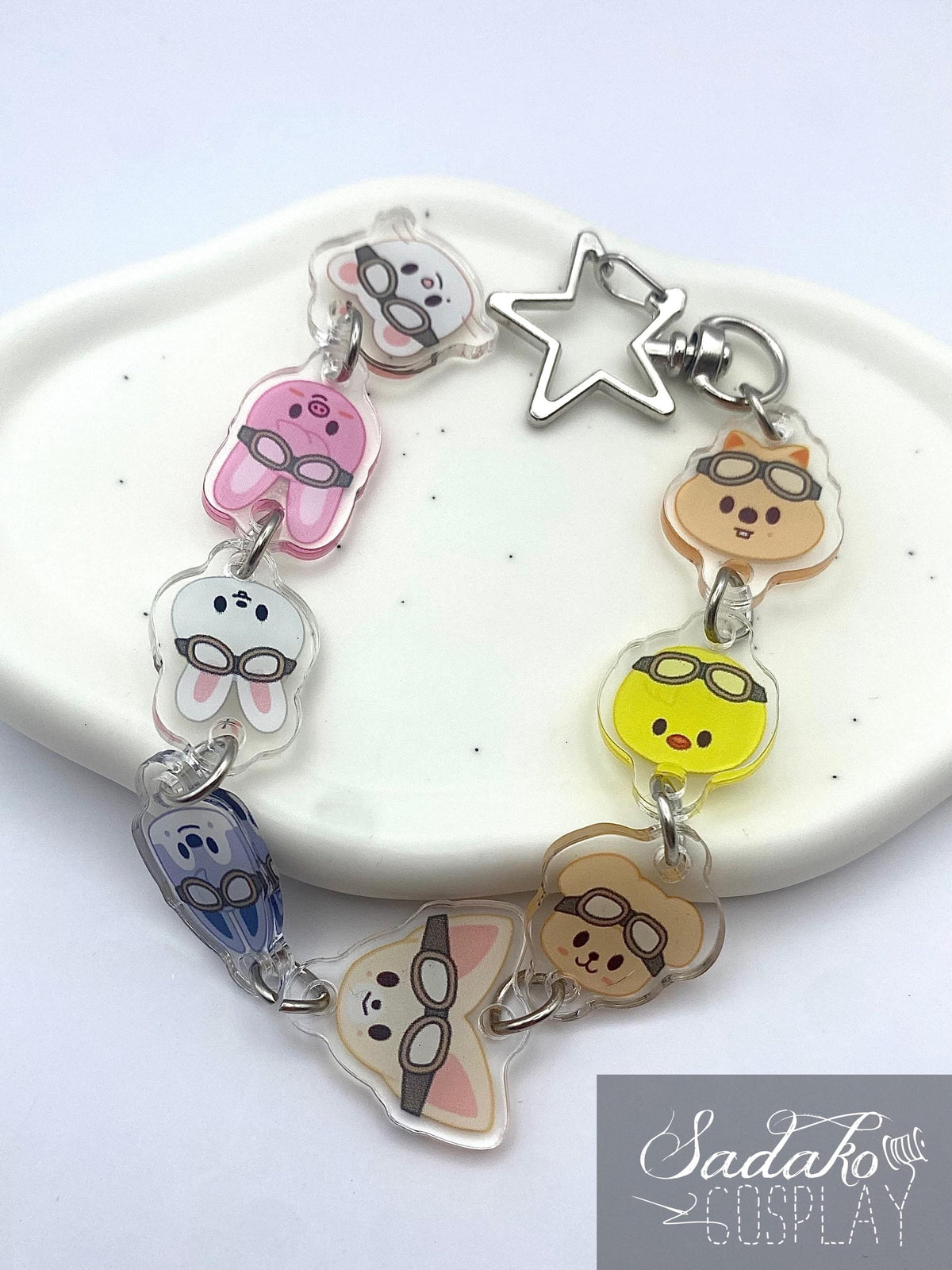 Stray Kids "SKZOO Pilot" Acryl Keychain-Kette
