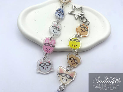 Stray Kids "SKZOO Pilot" Acryl Keychain-Kette