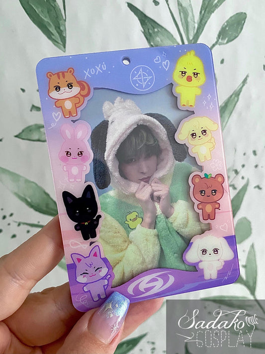ATEEZ "Aniteez OT8" Acrylic Photocard Holder