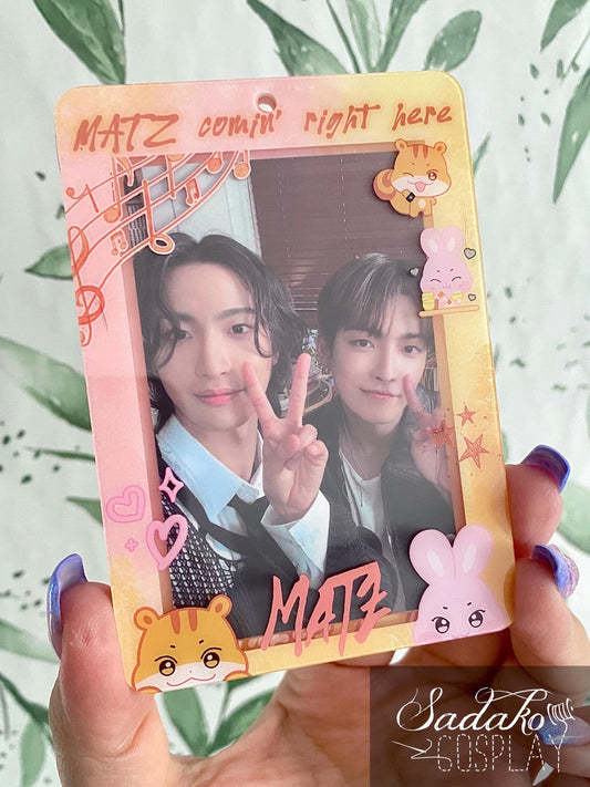 ATEEZ "Matz" Hongjoong & Seonghwa Acrylic Photocard Holder