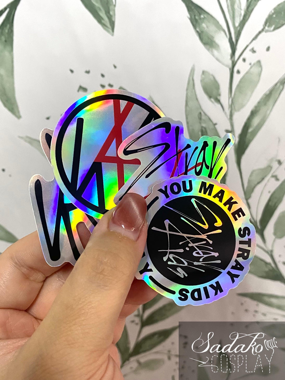 Stray Kids Logo Vinyl Sticker mit Holo-Laser-Effekt