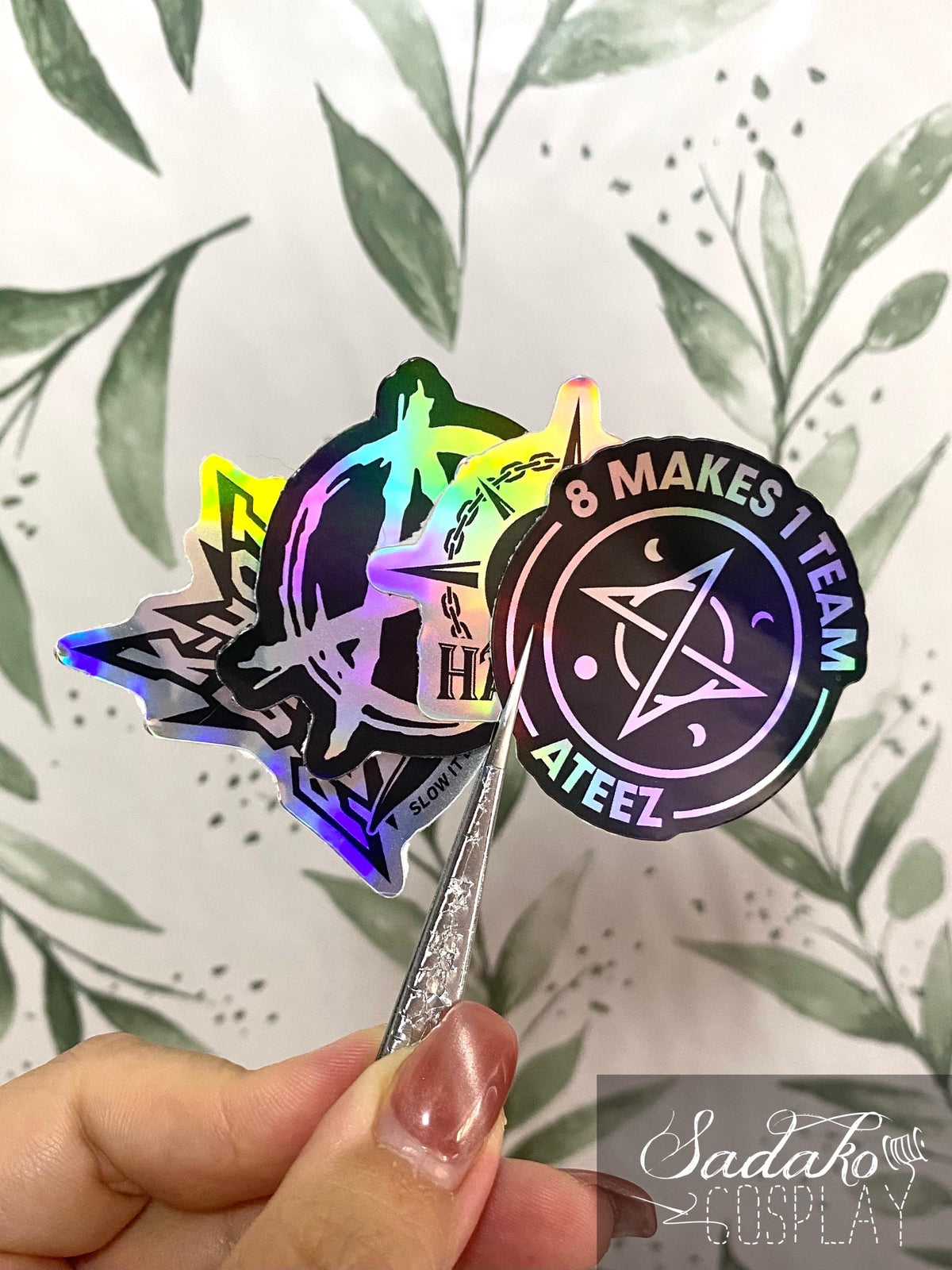 Stray Kids Logo Vinyl Sticker mit Holo-Laser-Effekt